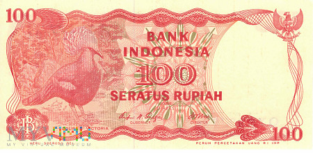 Duże zdjęcie Indonezja - 100 rupii (1984)