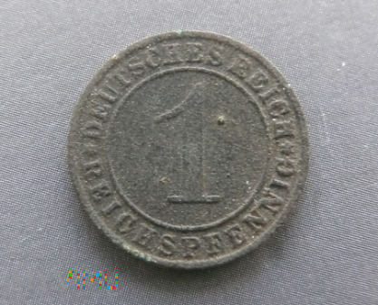 Moneta Reichspfennig 1935