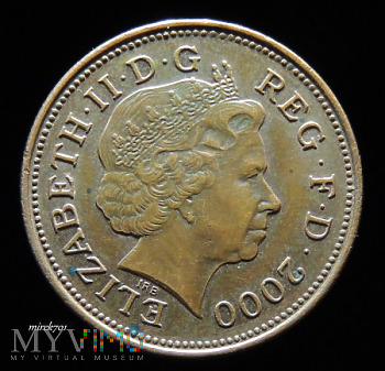 2 pensy 2000 Elizabeth II Two Pence
