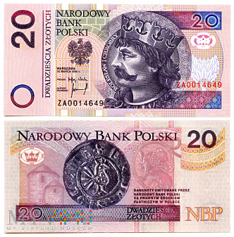 20 złotych 1994 (ZA0014649) zastępcza