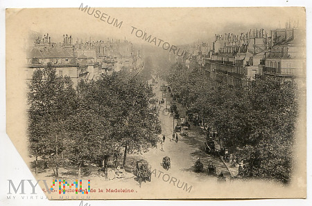 Paryż - Boulevard de la Madeleine - I ćw. XX w.