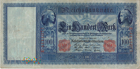Niemcy - 100 marek (1910)