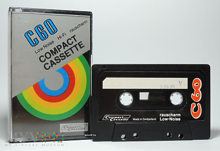 Compact cassette C60 kaseta magnetofonowa