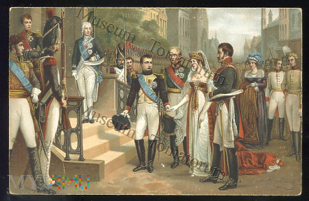 Gosse - Napoleon wita królową Prus w Tylży