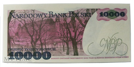 10 000 złotych 1988 rok.