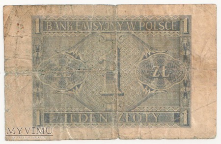 1 złoty 1 sierpnia 1941 rok seria AD