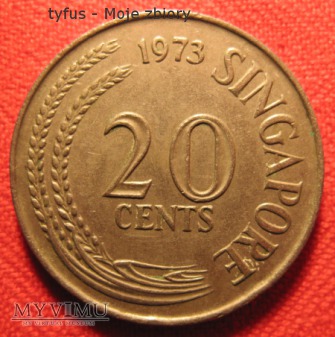 20 CENTS - Singapur (1973)