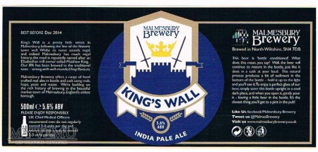 Malmesbury Brewery - king's wall