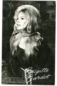 Duże zdjęcie Brigitte Bardot TAKKEN Utrecht Postcard Pocztówka