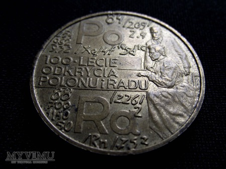 100- lecie odkrycia Polonu i Radu