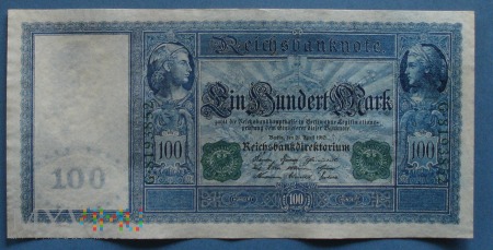 100 Mark 1910 - Reichsbanknote - Cesarstwo Niemiec
