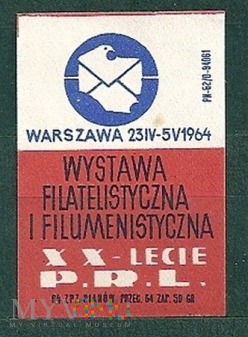 Wystawa filatelistyczna i Filumenistyczna.2.1964.S
