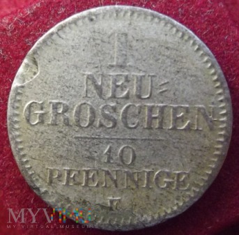 1 neu groschen 1854 F
