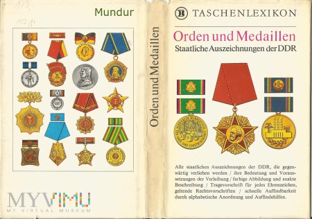Orden und Medaillen. Staatliche Auszeichnungen DDR
