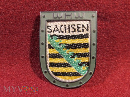 SACHSEN- herby okręgów granicznych- odznaka WHW
