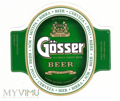 Duże zdjęcie Gösser beer