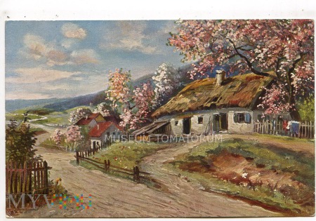 Widok wiejski - 1910