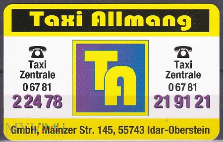 Taxi Allmang