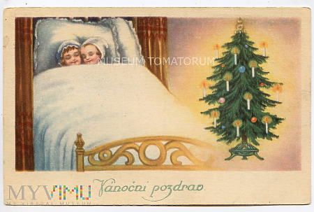 Duże zdjęcie Wesołych Świąt - obieg 1925 r.