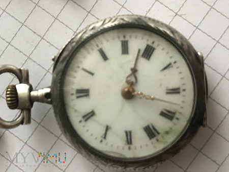 zegarek kieszonkowy srebro 800 mały