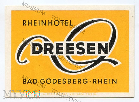 Niemcy RFN - Bad Godesberg - Hotel "Dreesen"