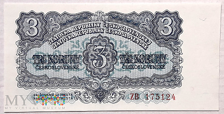 Czechosłowacja 3 kcs 1953