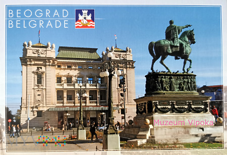Belgrad - Pomnik księcia Mihailo