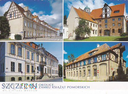 Szczecin okolice zamku zamku Książąt Pomorskich