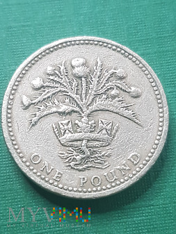 Wielka Brytania- 1 funt 1984 r.