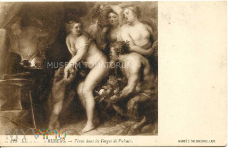 Rubens - Z faunem w tle - Venus w kuźni Vulkana