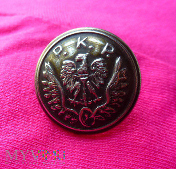Guzik kolejowy PRL 21,7mm wz. 1945