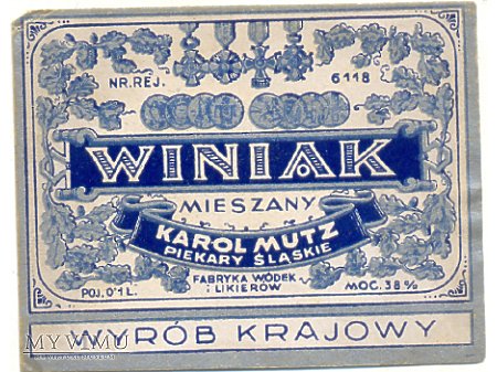 Fabryka Wódek i Likierów Mutz-etykiety