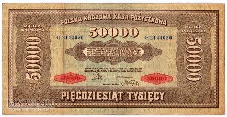 10.10.1922 - 50000 Marek Polskich