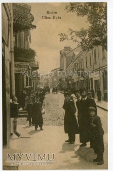 Duże zdjęcie Kielce - ulica Długa - początek XX w.
