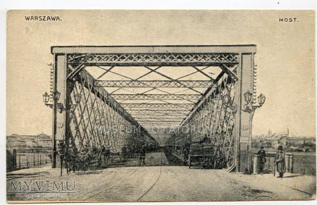 Duże zdjęcie W-wa - I Most - Kierbedzia - 1915