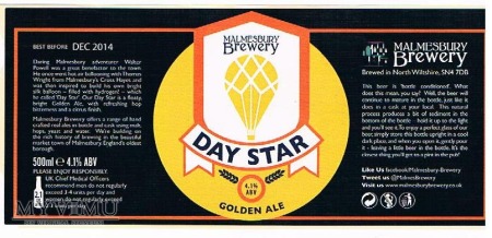 Malmesbury Brewery - day star