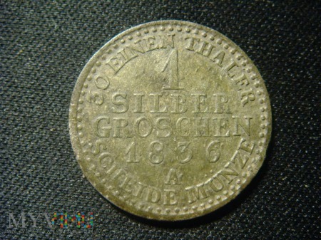 1 Silber groschen 1836 A