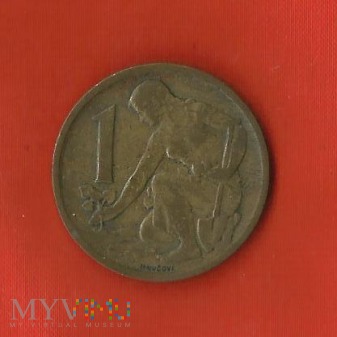 Czechosłowacja 1 korona, 1962