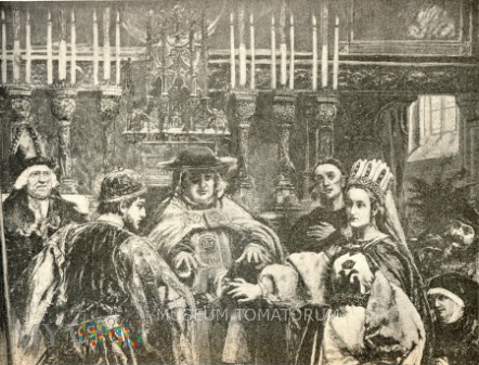 Zaślubiny Zygmunta Augusta z Barbarą -mal. Matejko