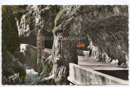 Duże zdjęcie Alpy - Vercors - droga - lata 50-te