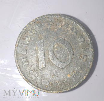 10 Reichspfennig 1943 rok