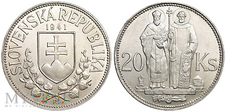 20 koron, 1941, moneta okolicznościowa