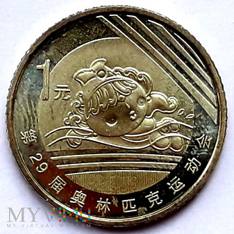ChRL 1 yuan 2008