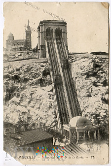 Marseille - Winda przy Bazylice Notre Dame - 1907