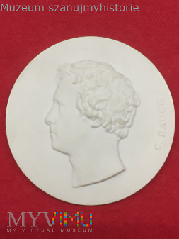 Porcelanowy medal Christian Daniel Rauch