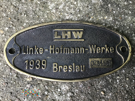 Duże zdjęcie Tabliczka Linke-Hofmann-Werke