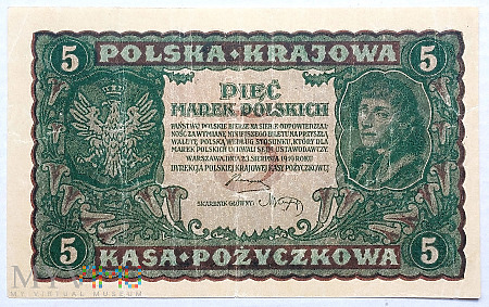 Polska 5 mkp 1919