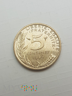 Duże zdjęcie Francja- 5 centymów 1996 r.