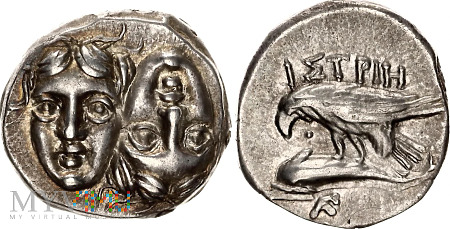 Duże zdjęcie Starożytna Grecja Istros - 313 - 283r.p.n.e UNC-