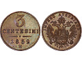 Lombardia-Venecja - 3 centisimi, 1852r. M UNC